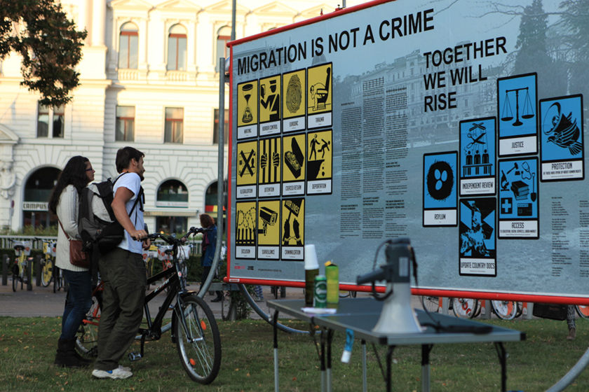 Exposition des pictogrammes à Vienne