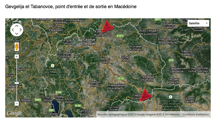 Carte macedoine